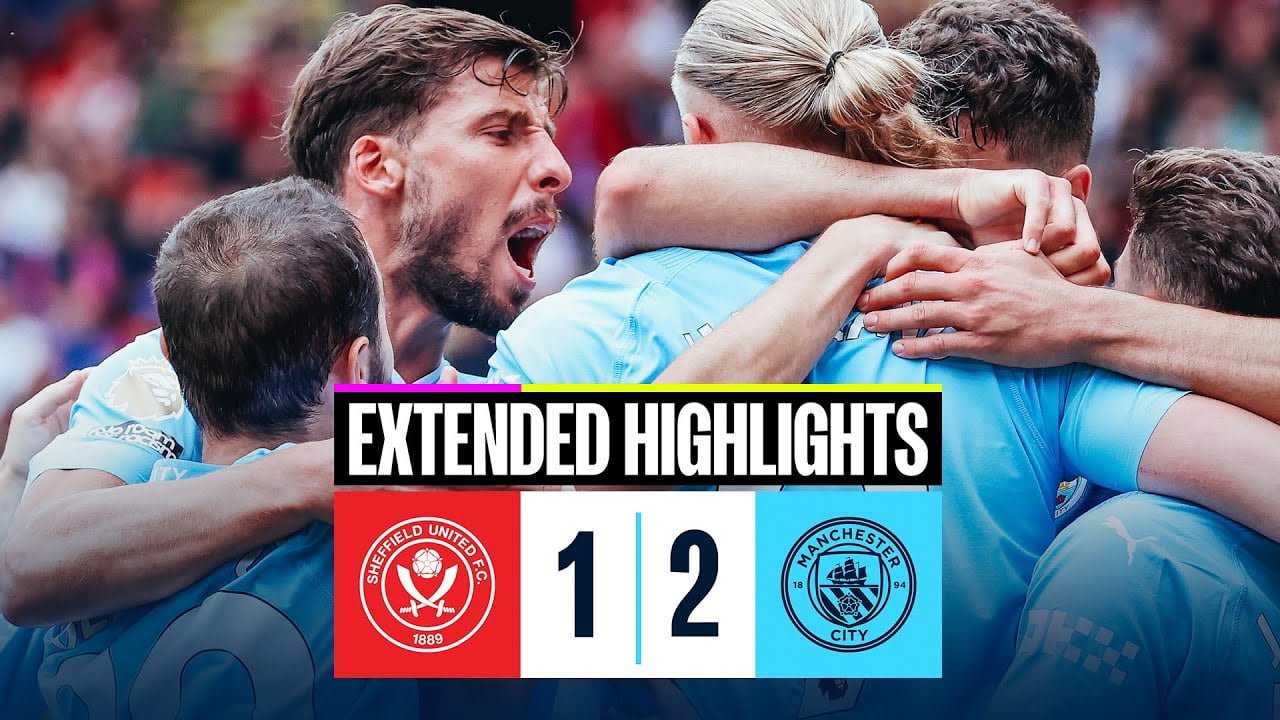 EXTENDED HIGHLIGHTS | Sheffield United 1-2 City | Rodri strike sends blues to the top of the table!