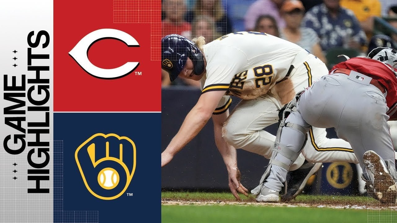 Reds vs. Brewers Game Highlights (7/26/23) | MLB Highlights