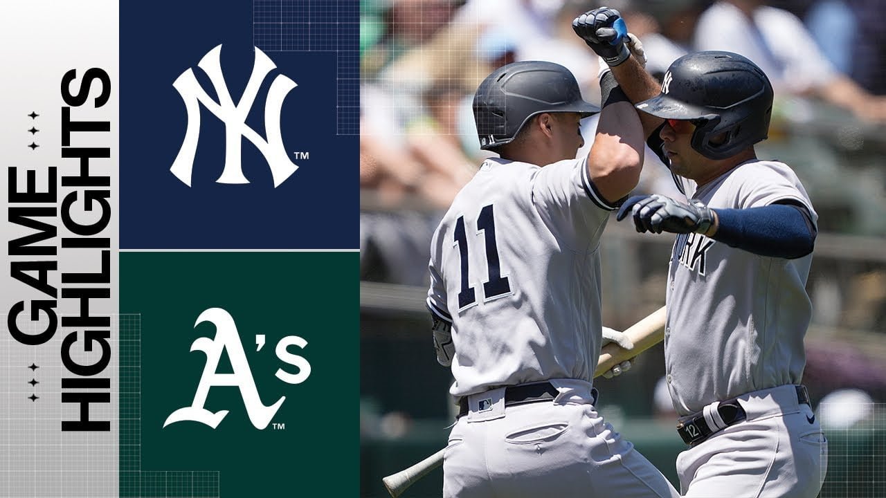 Yankees vs. A’s Game Highlights (6/29/23) | MLB Highlights