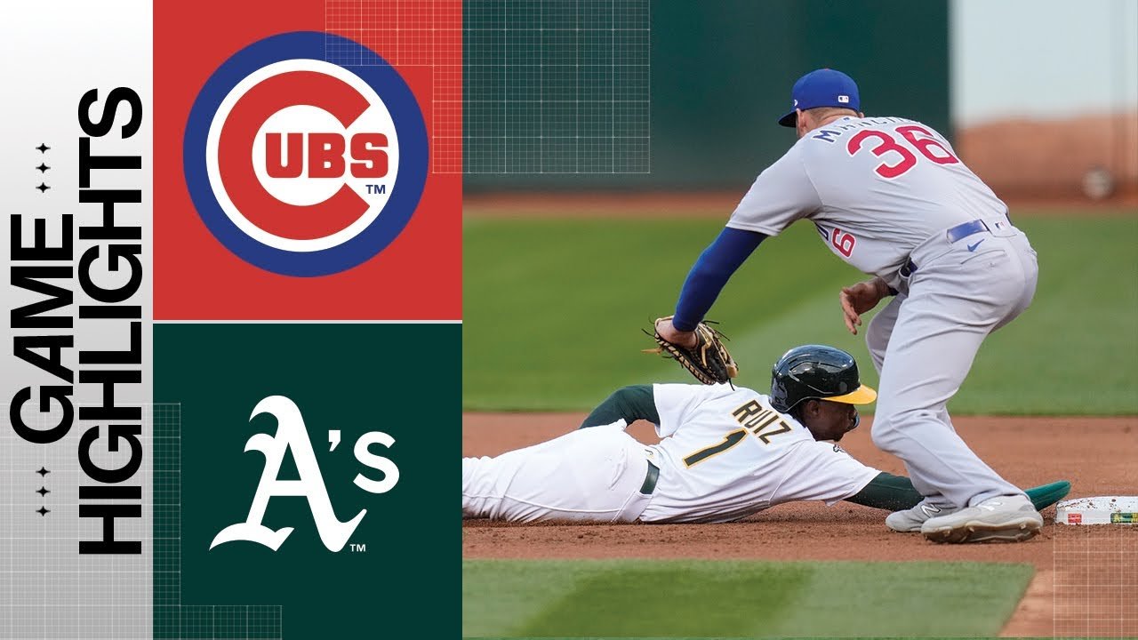 Cubs vs. A’s Game Highlights (4/17/23) | MLB Highlights