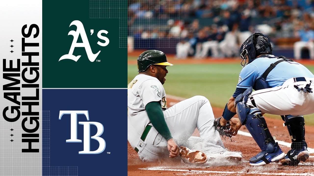 A’s vs. Rays Game Highlights (4/8/23) | MLB Highlights