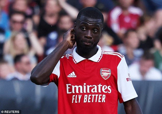 Nicolas Pepe sends brief two-word farewell message to Arsenal fans after the Gunners’ £72m man had his contract terminated to seal a move to Trabzonspor as a free agent