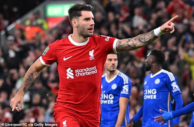 Liverpool Fans Compare Dominik Szoboszlai to Steven Gerrard After Impressive Carabao Cup Performance in Reds’ 3-1 Victory Against Leicester City