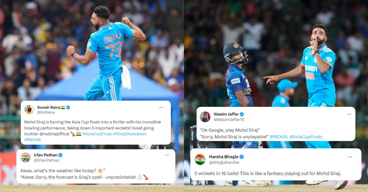 Mohammed Siraj’s Outstanding Performance in Asia Cup 2023 Final – IND vs SL Leaves Cricket Fraternity Stunned