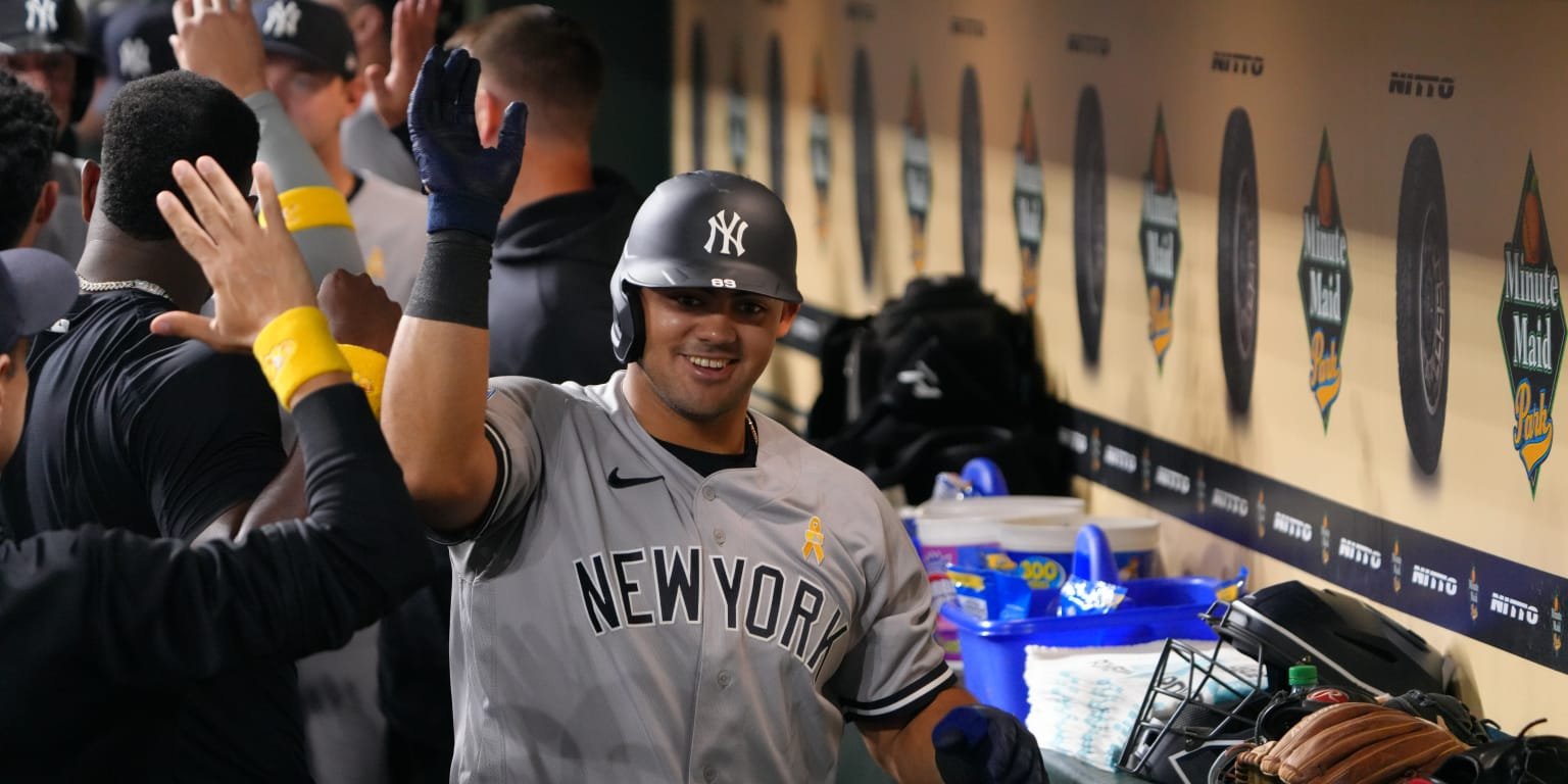 Domínguez’s HR leads Yanks to rare sweep of Astros