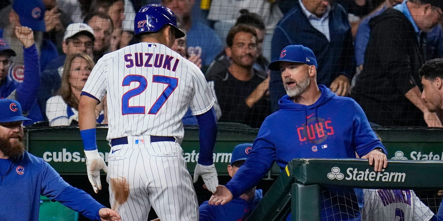 Suzuki stays hot, but Cubs fall in opener with Wild Card implications