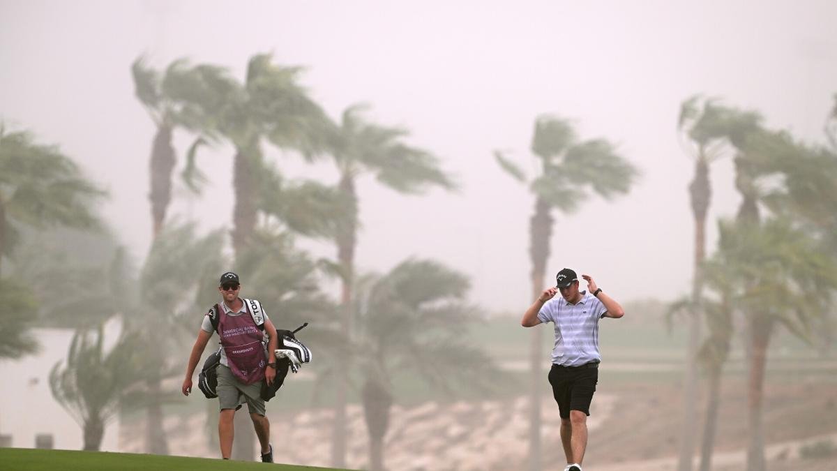 Play at Qatar Masters Delayed by Sandstorm, Suspended due to Lightning