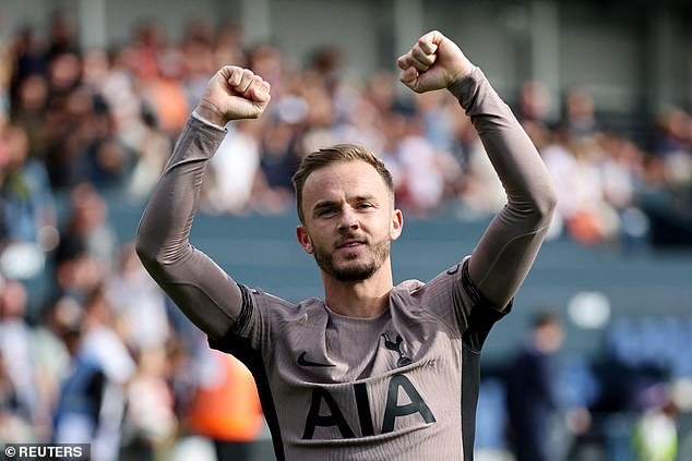 James Maddison frustrated with international break timing for Tottenham as he shines in top form