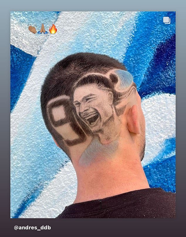 Unique Haircut: Darwin Nunez’s Dedicated Fan Shaves Liverpool and Uruguay Striker’s Face into the Back of His Head