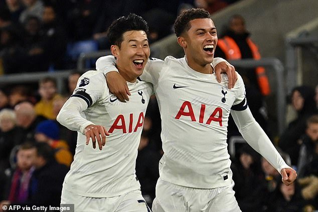Tottenham Triumphs with 2-1 Victory in Hard-Fought Match against Crystal Palace: Own Goal and Son Heung-min’s Strike Secure Win, but Jordan Ayew’s Late Effort Keeps Spurs on Edge.