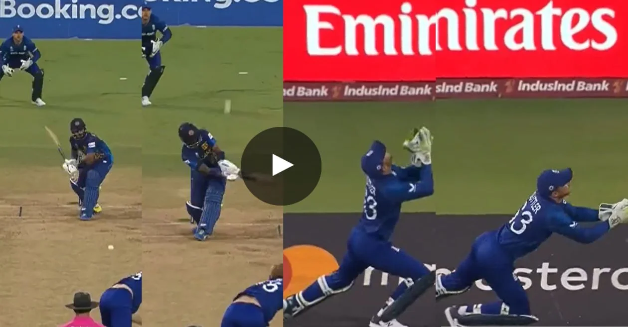 Jos Buttler’s Spectacular Backward-Running Catch Dismisses Kusal Mendis in the ENG vs SL Match at World Cup 2023 [Watch]