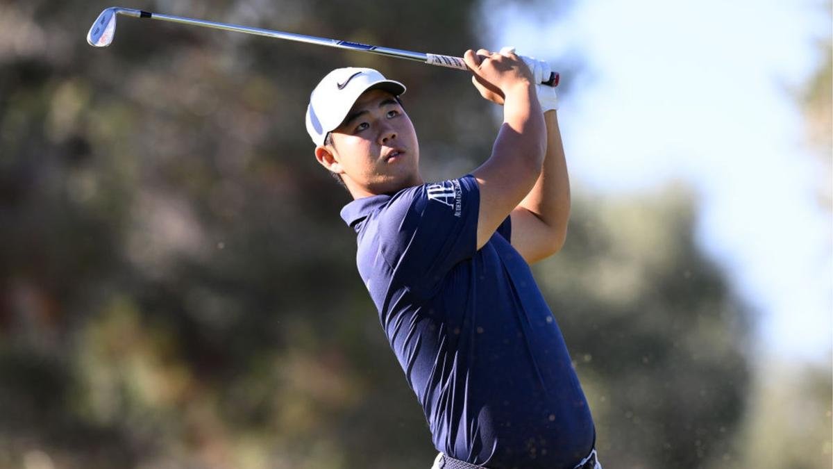 Tom Kim maintains title with flair in Las Vegas