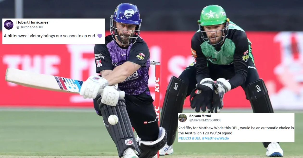 BBL|13: Matthew Wade’s Brilliant Performance Ignites Hobart Hurricanes to Easy Victory over Melbourne Stars – Twitter Reacts