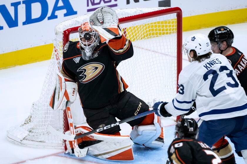 Ducks’ Lukas Dostal Shines with Career-High 55 Saves, but Maple Leafs Prevail in OT