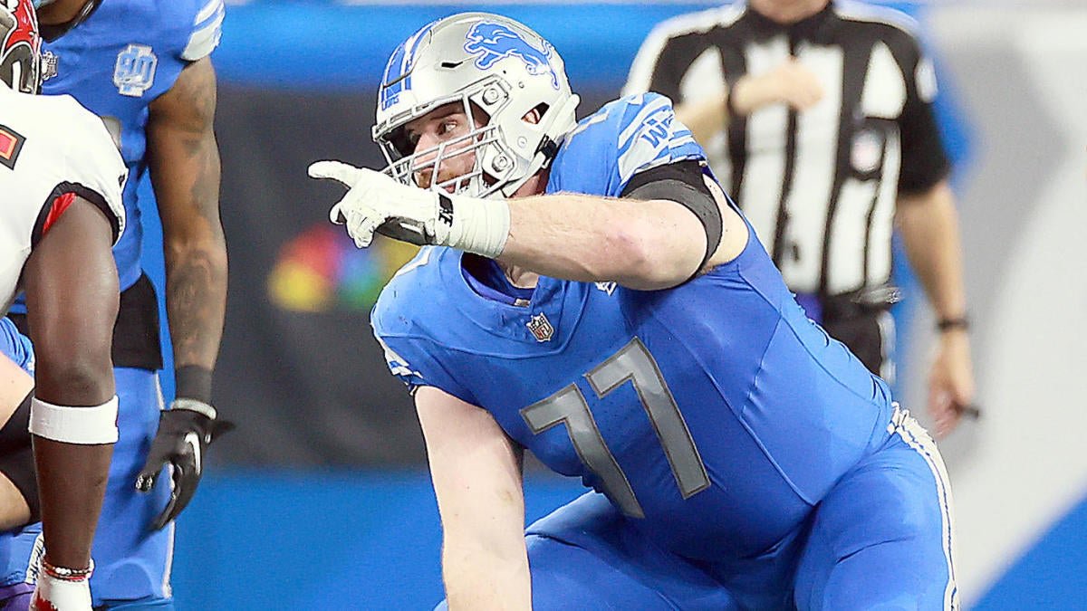 Report: Lions’ Frank Ragnow sustains sprained knee and ankle in divisional round, likely to play against 49ers