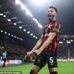 Newcastle United considering summer transfer for in-form Bournemouth pair Kelly and Billing, but face competition from European giants AC Milan and Monaco for defender Kelly.