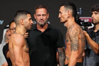 Ilia Topuria and Max Holloway Make Weight for UFC 308 Featherweight Title Clash