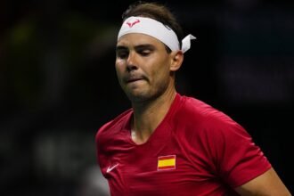 Rafael Nadal’s career is OVER after Spain are knocked out of the Davis Cap – as tennis icon loses final game before retirement