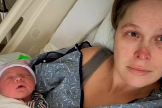 UFC legend Ronda Rousey and Travis Browne welcome new baby girl amid fears over raging Los Angeles fires