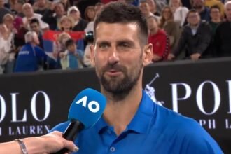 Novak Djokovic shows Danielle Collins how to deal with ‘drunk’ hecklers with hilarious response to fan that leaves Australian Open crowd in stitches