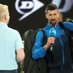 Novak Djokovic is booed by fans for surprising post-match act as he reaches the Australian Open quarter-finals for the 15th time in his career