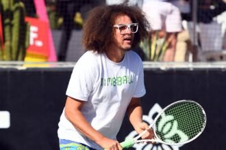 Redfoo: World-famous singer who had a No.1 hit in Australia makes his professional tennis debut – at the age of 49