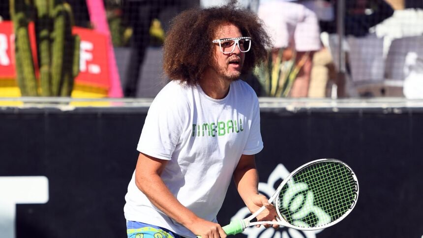 Redfoo: World-famous singer who had a No.1 hit in Australia makes his professional tennis debut – at the age of 49