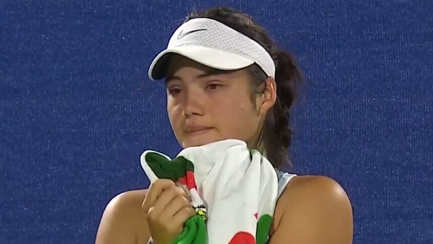 Dubai Open organisers share first statement after Emma Raducanu’s ‘stalker’ ordeal saw British star in tears as ‘fixated’ man was removed from second-round match