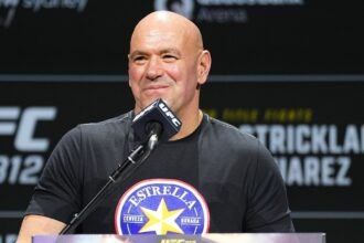 Superstar UFC champion shockingly VACATES his world title and is set for move up, Dana White confirms – lining up blockbuster fight for belt