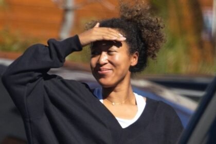 Naomi Osaka arrives at LA gym in 0K Lamborghini a month after former No. 1 tennis pro’s breakup with Cordae