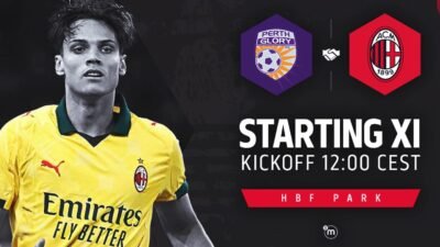 Perth Glory vs Milan Live Stream